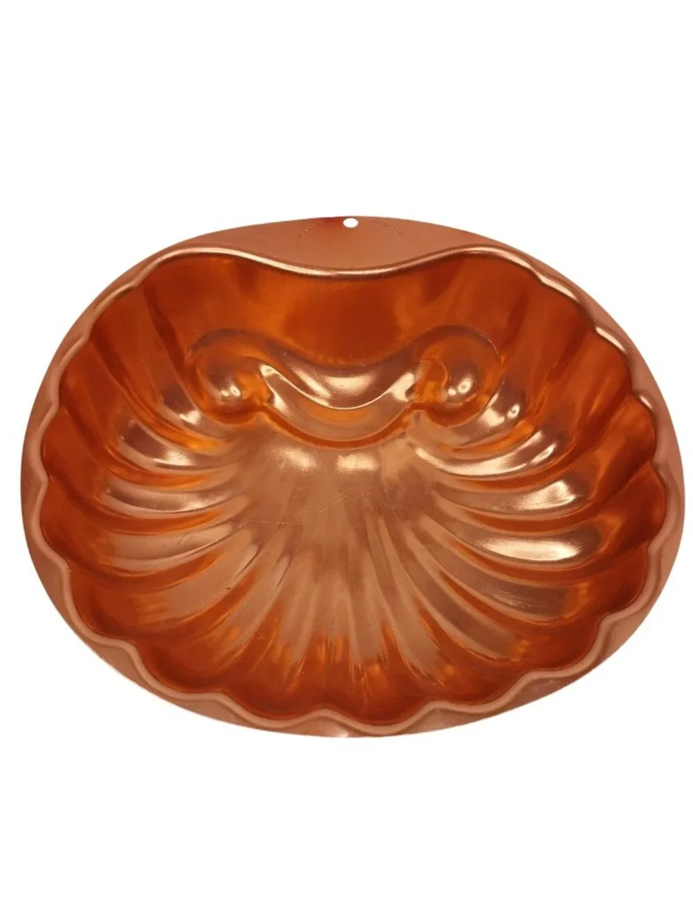 Wear-Ever 6-Cup Copper Seashell Mold Vintage